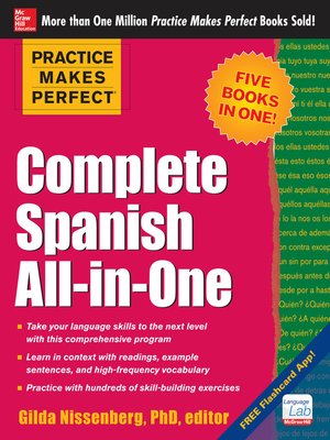 cover image of Practice Makes Perfect Complete Spanish All-in-One